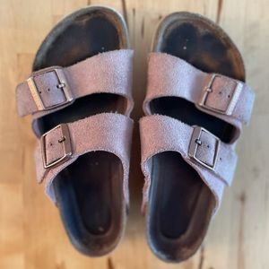 Dusty pink Birkenstocks